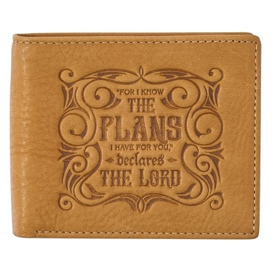 Wallet Leather I Know the Plans Jeremiah 29:11 by 