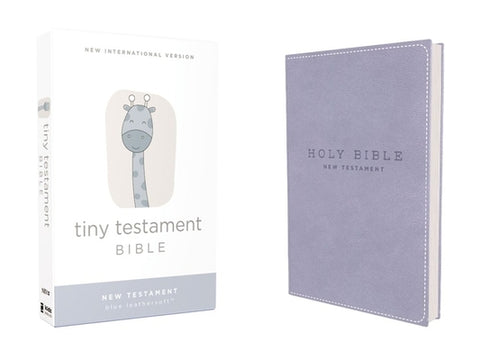 Niv, Tiny Testament Bible, New Testament, Leathersoft, Blue, Comfort Print by Zondervan