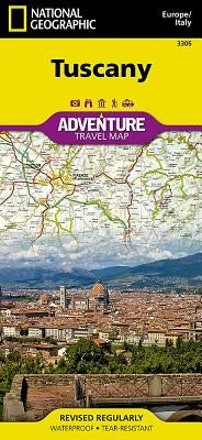 Tuscany Map [Italy] by National Geographic Maps