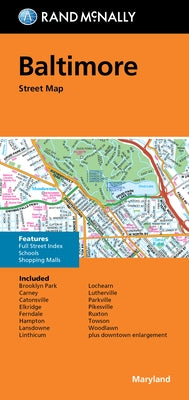 Rand McNally Folded Map: Baltimore Street Map by Rand McNally