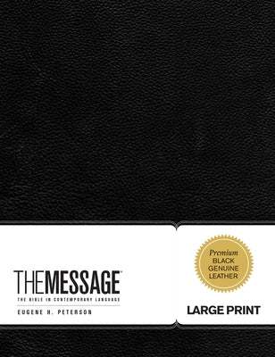 Message Large Print Bible-MS by Peterson, Eugene H.