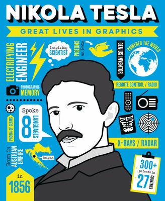 Great Lives in Graphics: Nikola Tesla by Books, Button