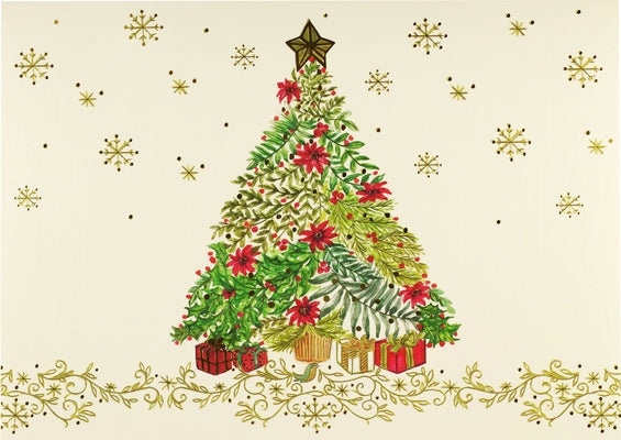 Festive Evergreen Deluxe Boxed Holiday Cards by 