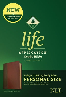 NLT Life Application Study Bible, Third Edition, Personal Size (Leatherlike, Brown/Tan) by Tyndale