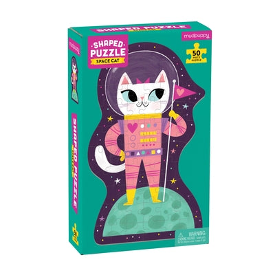 Space Cat 50 Piece Shaped Character Puzzle by Black, Allison