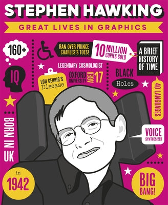 Great Lives in Graphics: Stephen Hawking by Books, Button