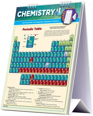 Chemistry Easel Book: A Quickstudy Reference Tool - Core Essentials, Periodic Table, Lab Companion, Equations & Answers by Jackson, Mark