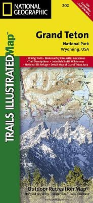 Grand Teton National Park Map by National Geographic Maps