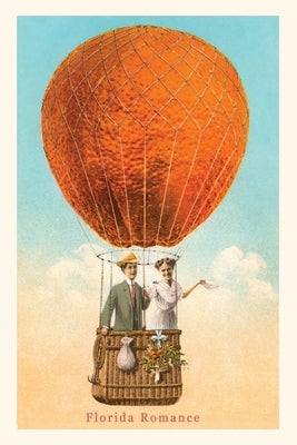 Vintage Journal Florida Romance, Couple in Orange Balloon by Found Image Press