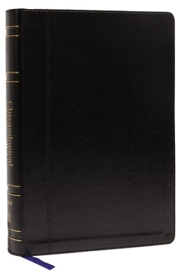 Niv, Chronological Study Bible, Leathersoft, Black, Comfort Print: Holy Bible, New International Version by Thomas Nelson