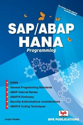 Sap/ABAP Hana Programming by Malakar, Sudipta