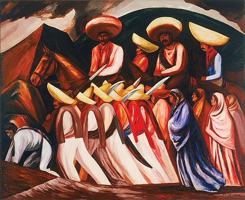 Diego Rivera, David Alfaro Siqueiros, Jose Clemente Orozco by Siqueiros, David Alfaro