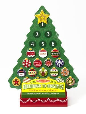 Countdown to Christmas Wooden Advent Calendar by Melissa & Doug