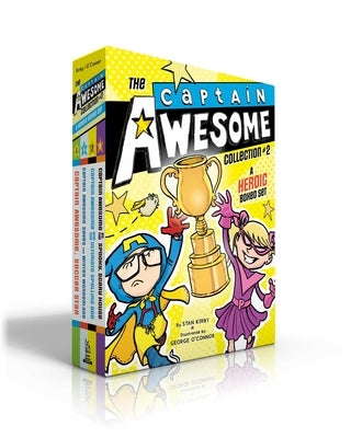 The Captain Awesome Collection No. 2 (Boxed Set): Captain Awesome, Soccer Star; Captain Awesome Saves the Winter Wonderland; Captain Awesome and the U by Kirby, Stan