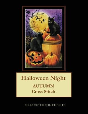 Halloween Night: Autumn Cross Stitch Pattern by George, Kathleen