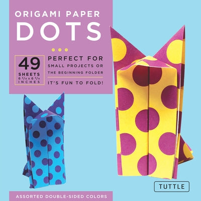 Origami Paper - Dots - 6 3/4 - 49 Sheets: Tuttle Origami Paper: Origami Sheets Printed with 8 Different Patterns: Instructions for 6 Projects Included by Tuttle Publishing