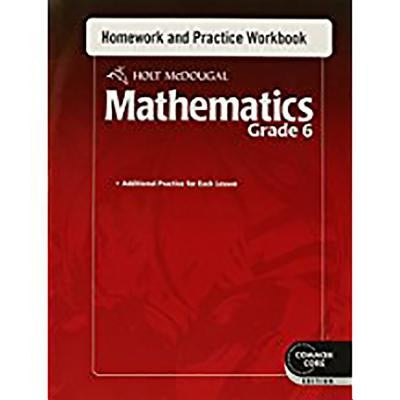 Homework and Practice Workbook Grade 6 by Hmd, Hmd