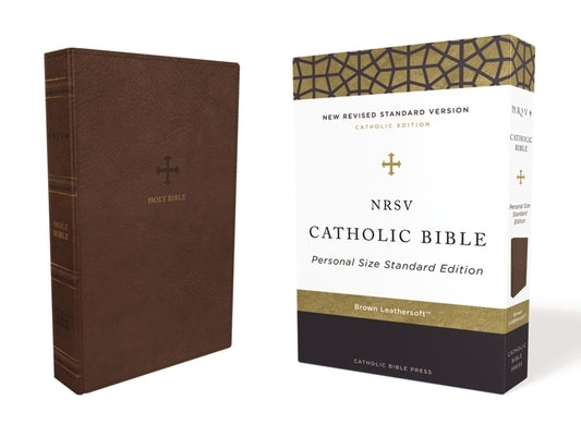 Nrsv, Catholic Bible, Standard Personal Size, Leathersoft, Brown, Comfort Print: Holy Bible by Catholic Bible Press