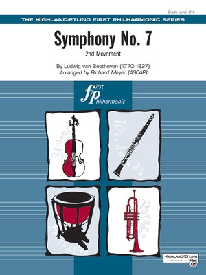Symphony No. 7: 2nd Movement, Conductor Score & Parts by Beethoven, Ludwig Van