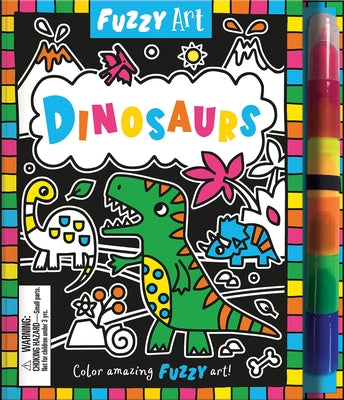 Fuzzy Art Dinosaurs by Hibbert, Melanie