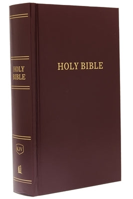 KJV, Pew Bible, Hardcover, Burgundy, Red Letter Edition by Thomas Nelson