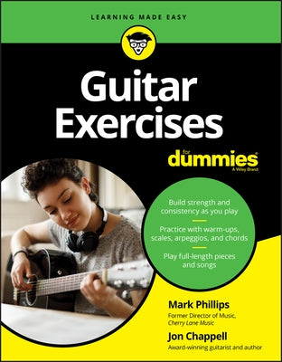 Guitar Exercises for Dummies by Phillips, Mark