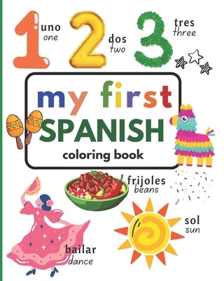 My First Spanish Coloring Book by Owens, Joann