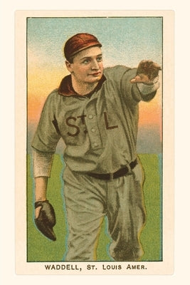 Vintage Journal Early Baseball Card, Rube Waddell by Found Image Press