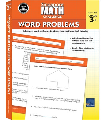 Singapore Math Challenge Word Problems, Grades 3 - 5 by Singapore Math