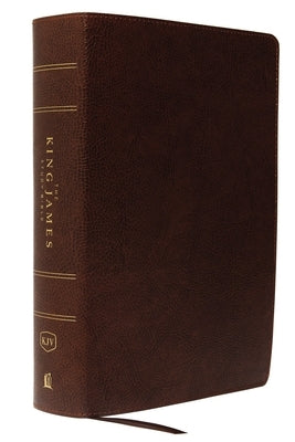 The King James Study Bible, Bonded Leather, Brown, Indexed, Full-Color Edition by Thomas Nelson