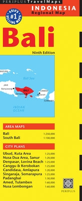 Bali Travel Map by Periplus Editions