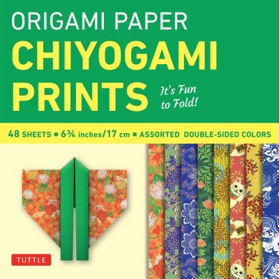 Origami Paper - Chiyogami Prints - 6 3/4 - 48 Sheets: Tuttle Origami Paper: Double-Sided Origami Sheets Printed with 8 Different Patterns (Instruction by Tuttle Publishing
