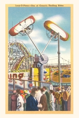 Vintage Journal Loop-O-Plane Ride, Coney Island, New York City by Found Image Press