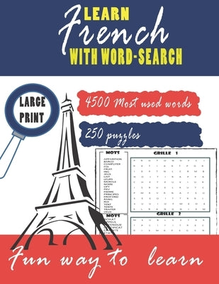 Learn French with Word-search: A New Easy Way to Learn French without a DVD for adults or kids . by Made Easy, French