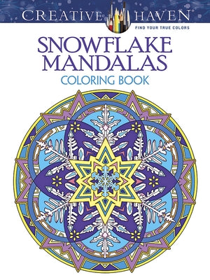Creative Haven Snowflake Mandalas Coloring Book by Noble, Marty