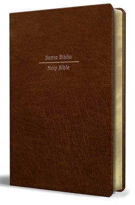 Biblia Bilingüe Reina Valera 1960/ESV Tamaño Grande Piel Marrón / Bilingual Bibl E Rvr 1960/English Standard Large Size Large Print Leather by Reina Valera Revisada 1960