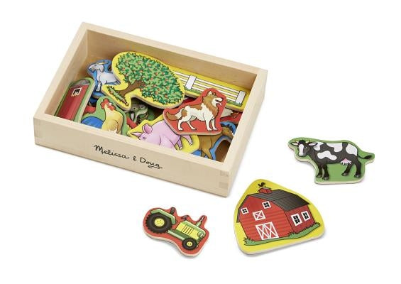 Wooden Farm Magnets by Melissa & Doug