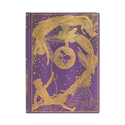 Violet Fairy Hardcover Journals MIDI 144 Pg Lined Lang's Fairy Books by Paperblanks Journals Ltd
