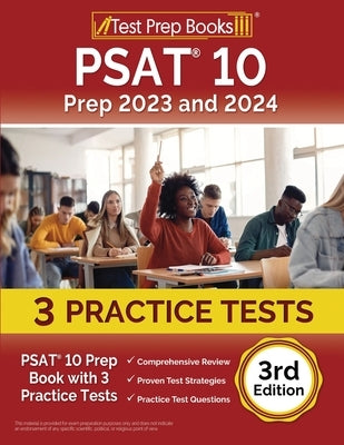PSAT 10 Prep 2023 and 2024: PSAT 10 Prep Book with 3 Practice Tests [3rd Edition] by Rueda, Joshua