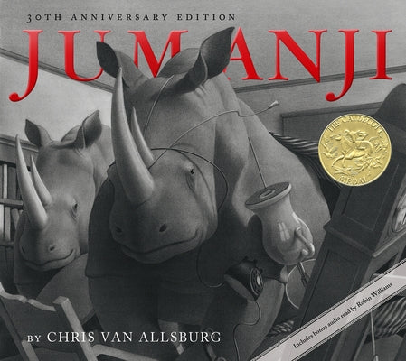 Jumanji 30th Anniversary Edition: A Caldecott Award Winner [With Audio Download] by Van Allsburg, Chris