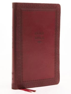 KJV, Thinline Bible, Standard Print, Imitation Leather, Red, Indexed, Red Letter Edition, Comfort Print by Thomas Nelson