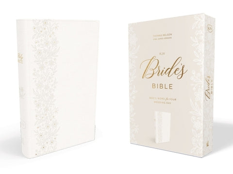 Kjv, Bride's Bible, Leathersoft, White, Red Letter Edition, Comfort Print by Thomas Nelson