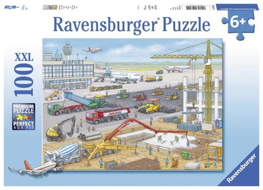 Construction at the Airport 100 PC Puzzle by Ravensburger