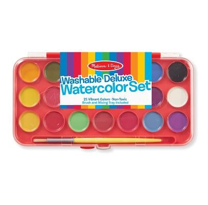 Deluxe Watercolor Paint Set (21 Colors) by Melissa & Doug