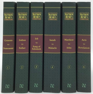 Matthew Henry's Commentary on the Whole Bible, Complete 6-Volume Set: Complete and Unabridged by Henry, Matthew