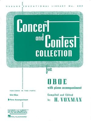 Concert and Contest Collection for Oboe: Piano Accompaniment by Voxman, H.