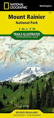 Mount Rainier National Park Map by National Geographic Maps
