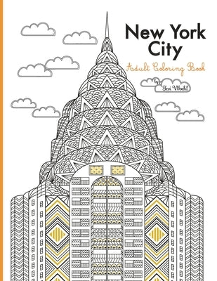 New York City Adult Coloring Book by Woehl, Tevi