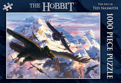 The Hobbit 1000 Piece Jigsaw Puzzle: The Art of Ted Nasmith: Bilbo and the Eagles by Nasmith, Ted