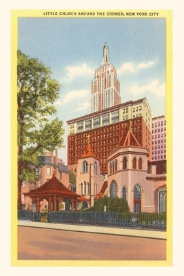 Vintage Journal Little Church around the Corner, New York City by Found Image Press